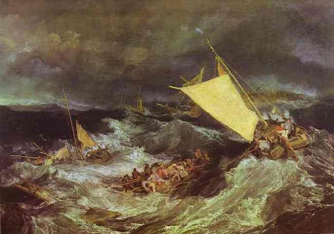 J.M.W. Turner The Shipwreck France oil painting art